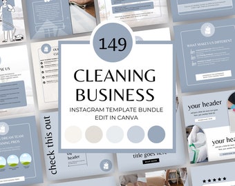 House Cleaner Instagram Post, Template für Social Media Home Cleaner, Haushaltsreiniger, Reinigungsservice