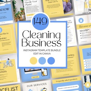 House Cleaning Company Instagram Post, Template for Social Media Home Cleaner, Residential Housekeeper, Cleaning Service