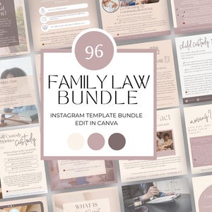 Law Firm Social Media Templates, Family Lawyers Instagram, Law Firm Marketing, Attorney, Modern Lawyer, Unique Canva Designs for Lawyers