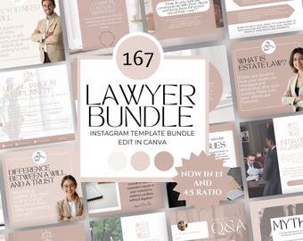 Social Media Posts for Lawyers, Law Firm Instagram, Attorney Templates, Modern Lawyer Instagram Post, Unique Canva Designs for Lawyers