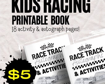 Kids Racing Autograph & Activity Book (Digital Download)