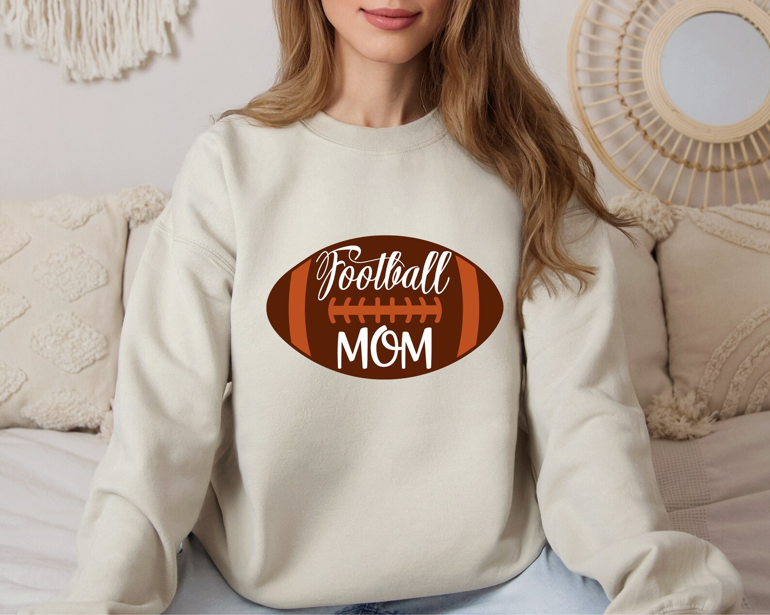 Football Mom Shirt Sweatshirt, Hoodie Football Mommy Shirt Football Fan