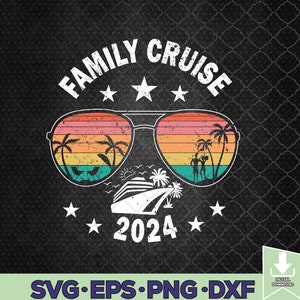 Fun Cruise Family Vacation Family Cruise 2024 Cruising Lover Svg, Png, Digital Download