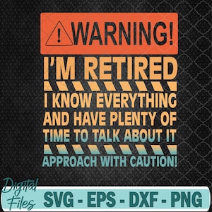 Retirement Design For Men Women Retiree Retired Retirement Svg File, Digital Download