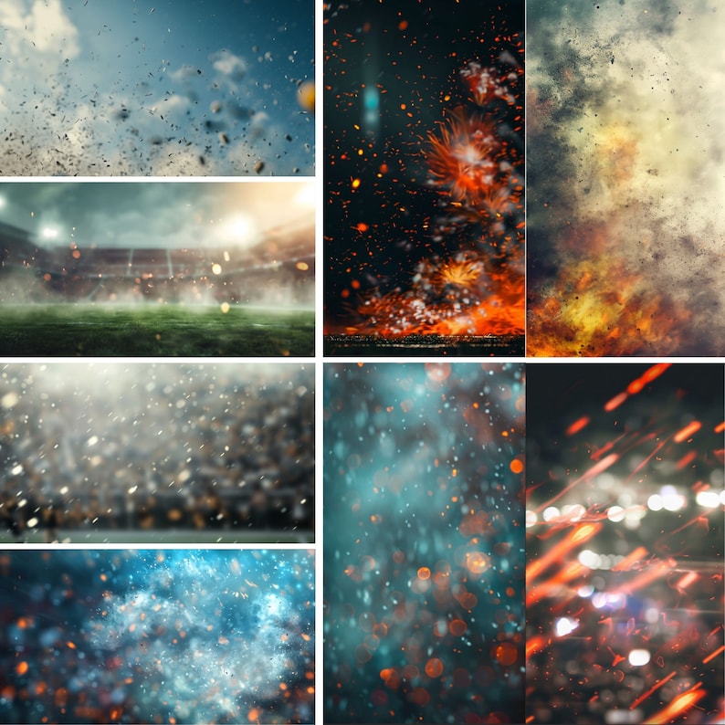 Action Collection Backdrops Photoshop Digital Backdrops for Sports Action Shots, School Colors ...