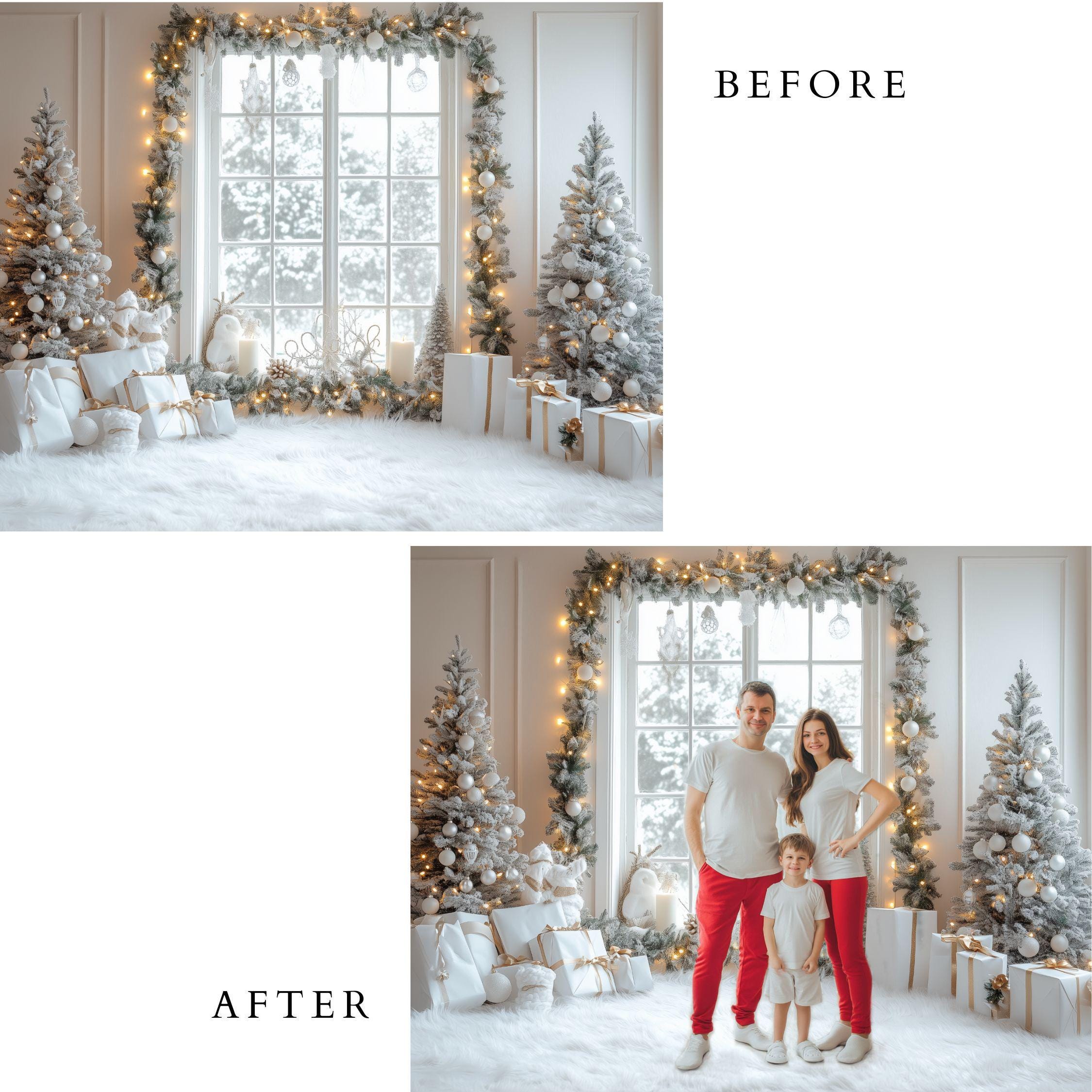 Beige Christmas Digital Backdrops, Photo Studio Backdrops, Photography ...
