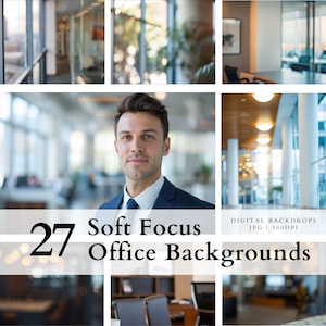 Office Backdrops for Professional Business Headshot Profile Picture, Office Portrait Overlays, Modern Office Backgrounds, Digital Backdrop