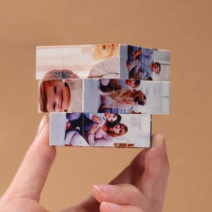 Magic Photo Cube  Gift for Fathers Day, Gift for Him, Anniversary Gifts for dad, Boyfriend Birthday Gift, Fathers Day Gift，Cartoon Character