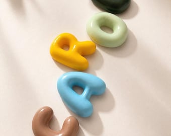 Letras 3D personalizadas – decoración de habitaciones infantiles con nombre – decoración de pared individual – regalo – aspecto cerámico – decoración de letras burbuja