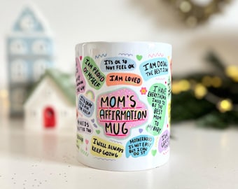 Mom's Affirmation Mug, Gift, Coffee Mug, Mom Gift, Girlfriend, Love, Mother's Day Gift