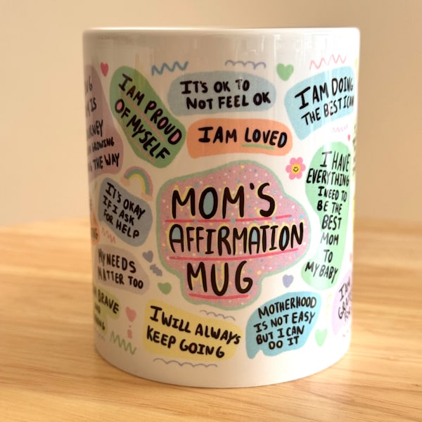 Tasse Mom’s Affirmation Mug, Geschenk, Kaffeebecher, Affirmation, Mama Geschenk