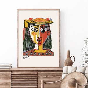 Picasso Exhibition Print: Modern Home Decor Wall Art (Digital Download)