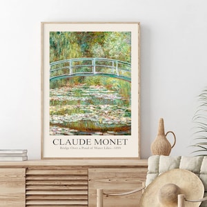 Monet Water Lilies Print: Claude Monet Wall Art (Digital Download)