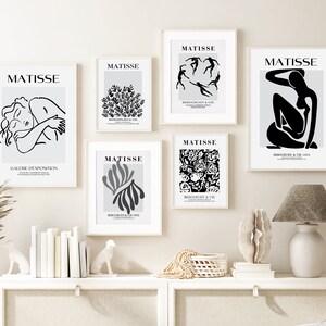 Matisse Print Set of 6 | Matisse Wall Art | Matisse Poster | Gallery Wall Set | Matisse Wall Art | Museum Poster | Digital Prints