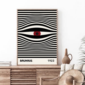 Bauhaus Print, Bauhaus Printable Exhibition Poster, Bauhaus Decor, Bauhaus Wall Art, Bauhaus Home Poster Print, Vintage Bauhaus Wall Art