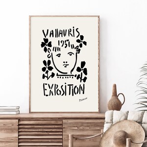 Picasso Print | Exhibition Print | Picasso Art Print | Picasso Wall Art | Picasso Poster | Exhibition Wall Art | Digital Download