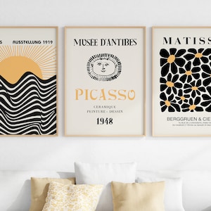 Picasso Matisse Bauhaus Print Set: Gallery Wall Art (Digital Download)