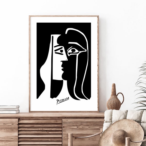 Picasso Kiss Print | Picasso Print | Picasso Wall Art | Exhibition Print | Picasso Poster | Exhibition Wall Art | Digital Download