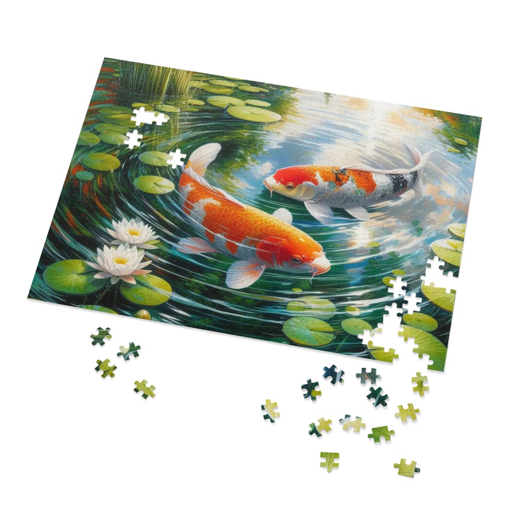 Fish Koyjigsaw Puzzle Box, 3D Animal Picture Puzzle Art for Kids and ...