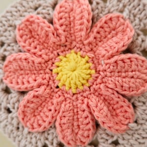 PDF Granny Flower Square Crochet Pattern in English Detailed PDF with Step-by-Step Instructions and Photos image 4