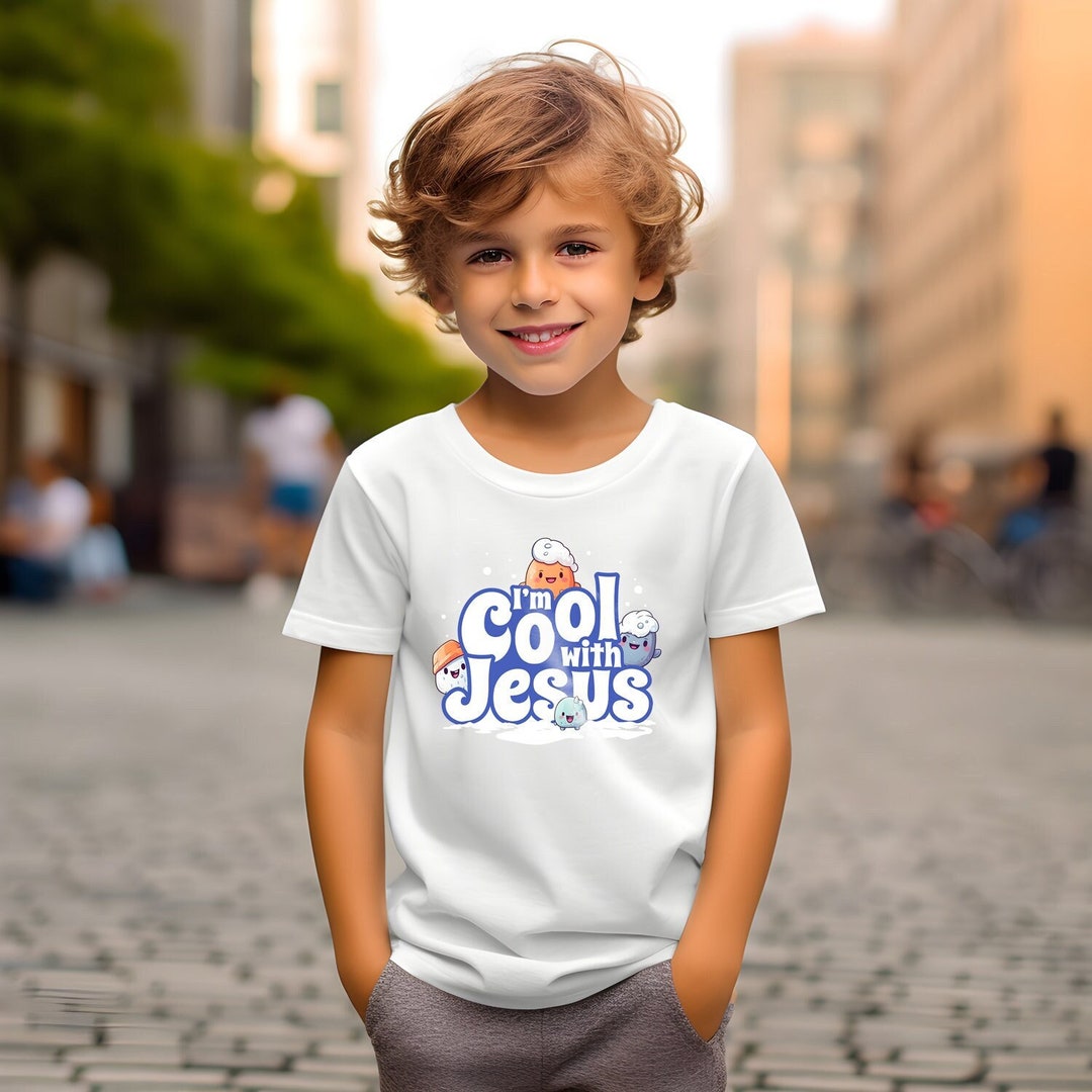 Im Cool With Jesus T-shirt PNG, Christian T-shirt PNG, Cool With God ...