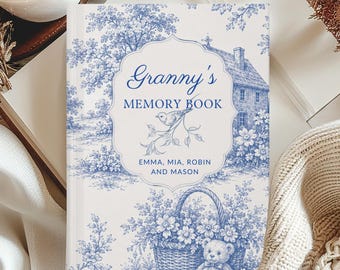 Granny Journal, Custom Family Memory Book, Personalized Grandma Keepsake Gift from Grandkids