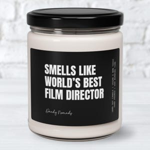 Film Director Candle, Gift for Filmmaker, Film School Graduation Gift, Film Direrctor Birthday, Gift for Movie Director, Film Producer Gift