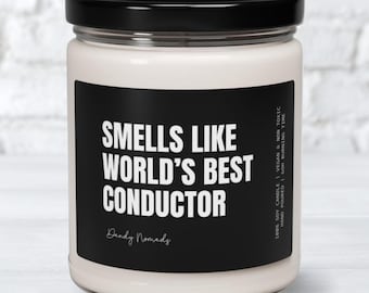 Conductor Scented Candle, Orchestra Gift