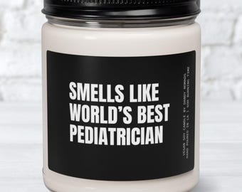 Smells Like Future Pediatrician Candle, Gift for Medical Student, Residency Doctor, New Pediatrician Appreciation