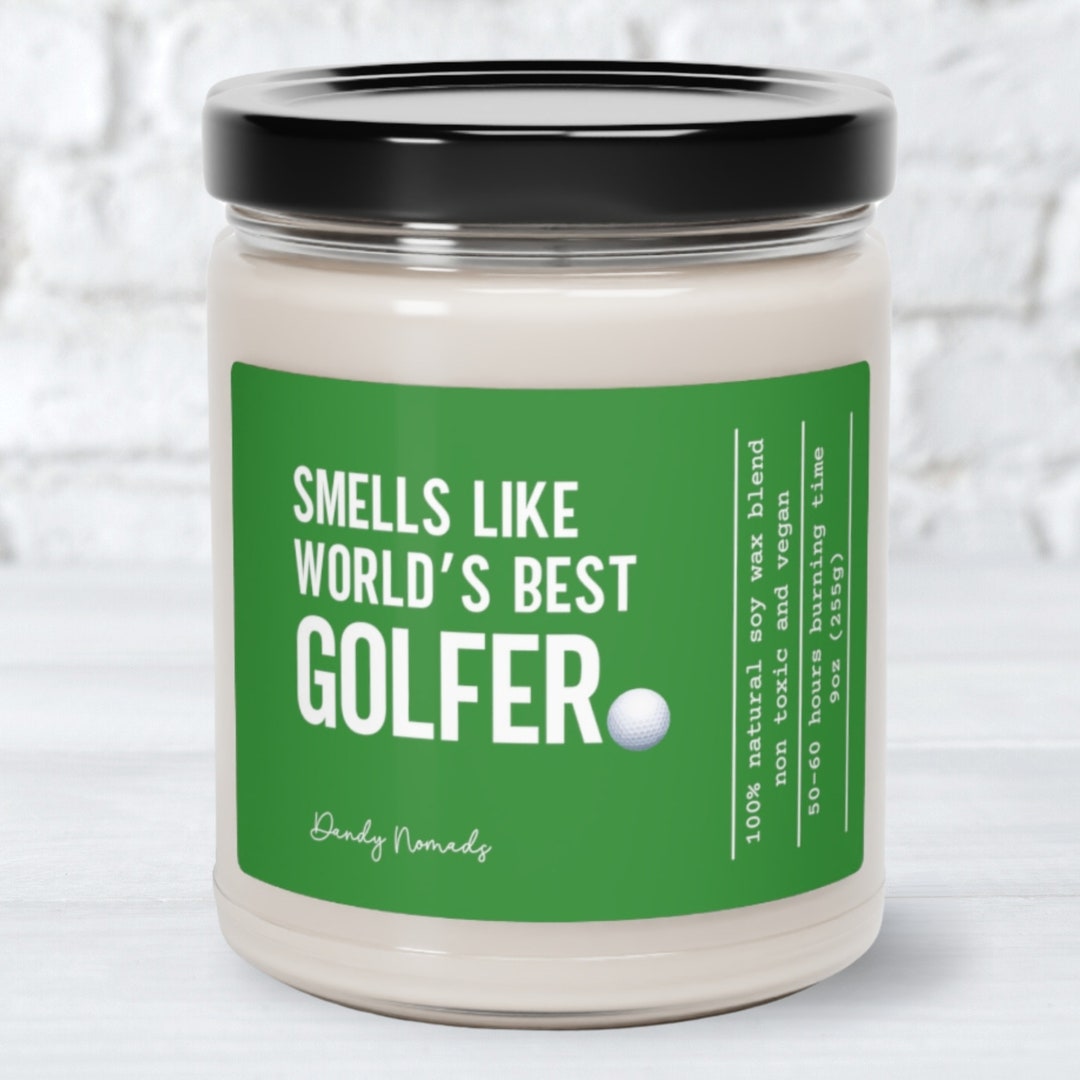 Golfer Candle, Smells Like World's Best Gofer, Gift for Golf Players