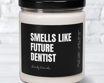 Future Dentist Gift, Scented Candle Gift for Dentistry Graduate, Dentist Graduation Gift for Dental Student Dental School Graduate Gift Idea