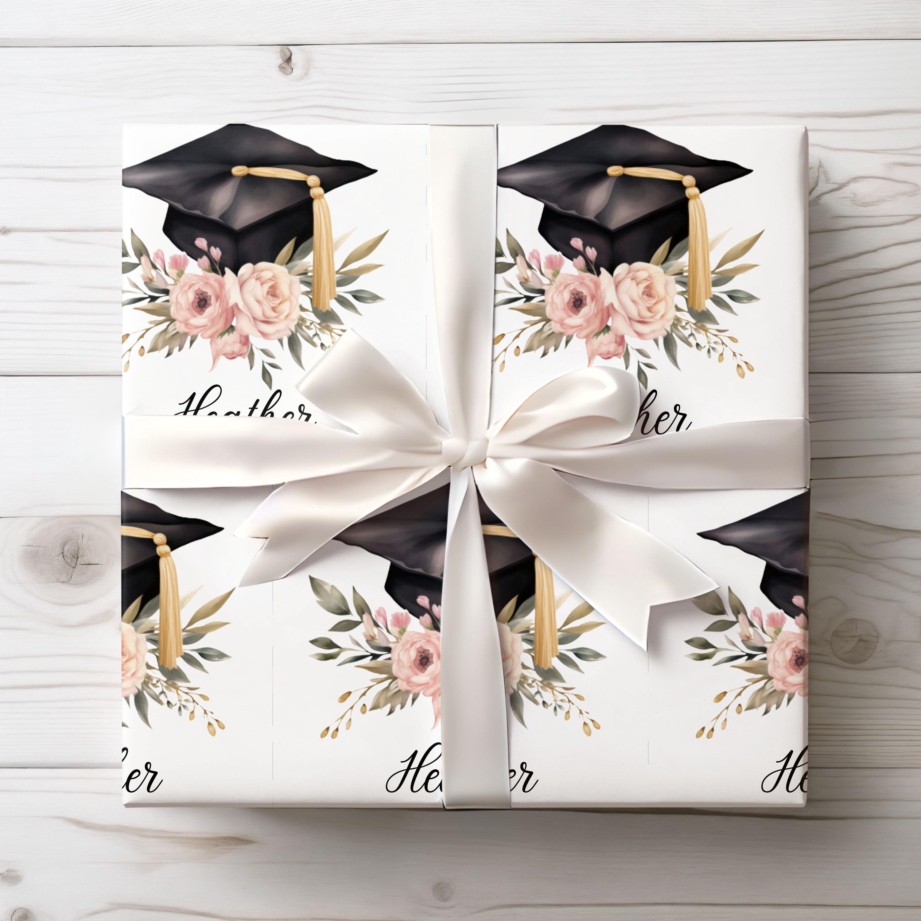 Custom Graduation Gift Wrap Roll, Personalized College or High School ...
