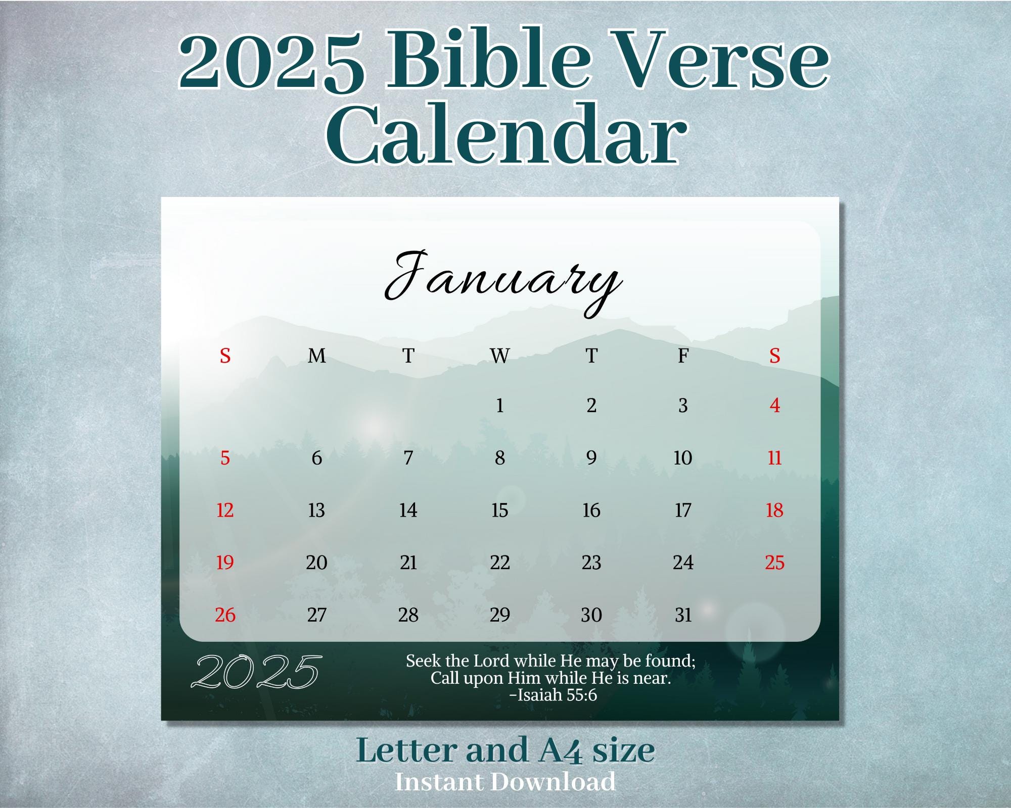 2025 Calendar Bible Verse Template, Nature Calendar, 2025 Planner Desk Calendar, Wall Calendar, Best 2025 Calendar, Mountain Calendar Gift - Etsy 2025-calendar-bible-verse-template-nature-calendar-2025-planner-desk-calendar-wall-calendar-best-2025-calendar-mountain-calendar-gift-etsy