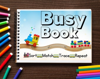 Preschool Learning Binder: Toddler Busy Book (Digital Download)