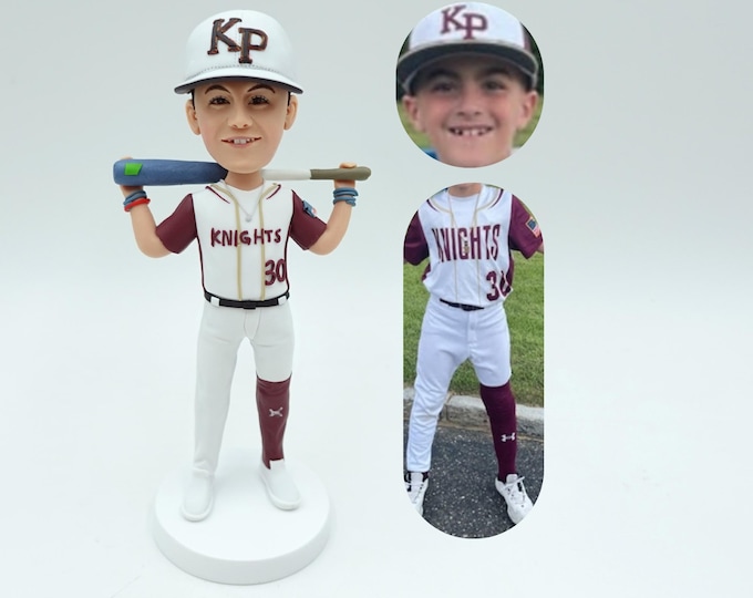 Custom Baseball Player Bobblehead: Personalized Athlete Figurine