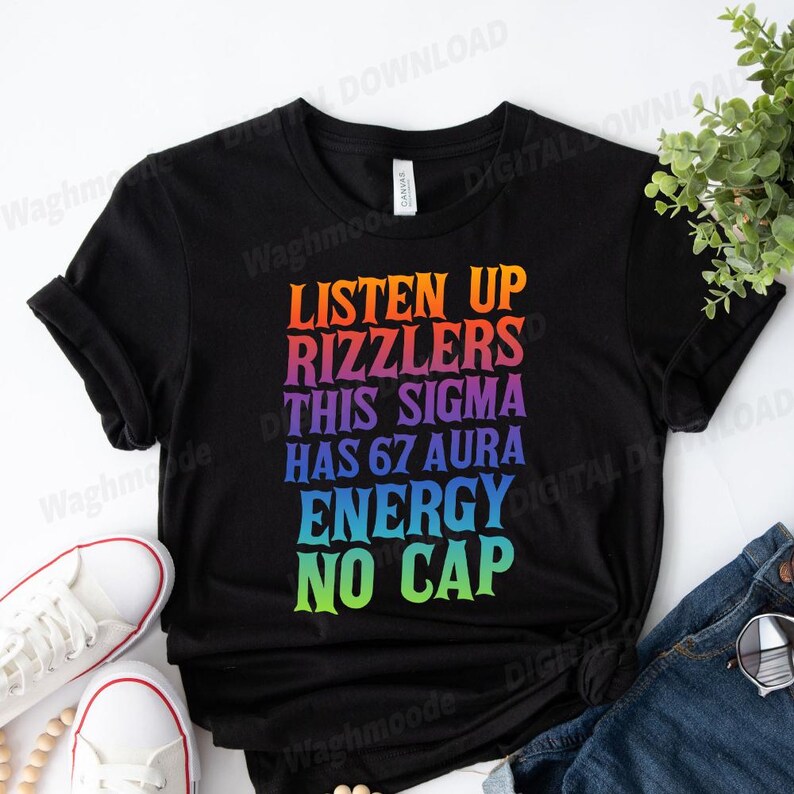 67 Meme This Sig-ma Has 6 7 Aura Energy Six Seven Rizzlers Svg, Listen ...