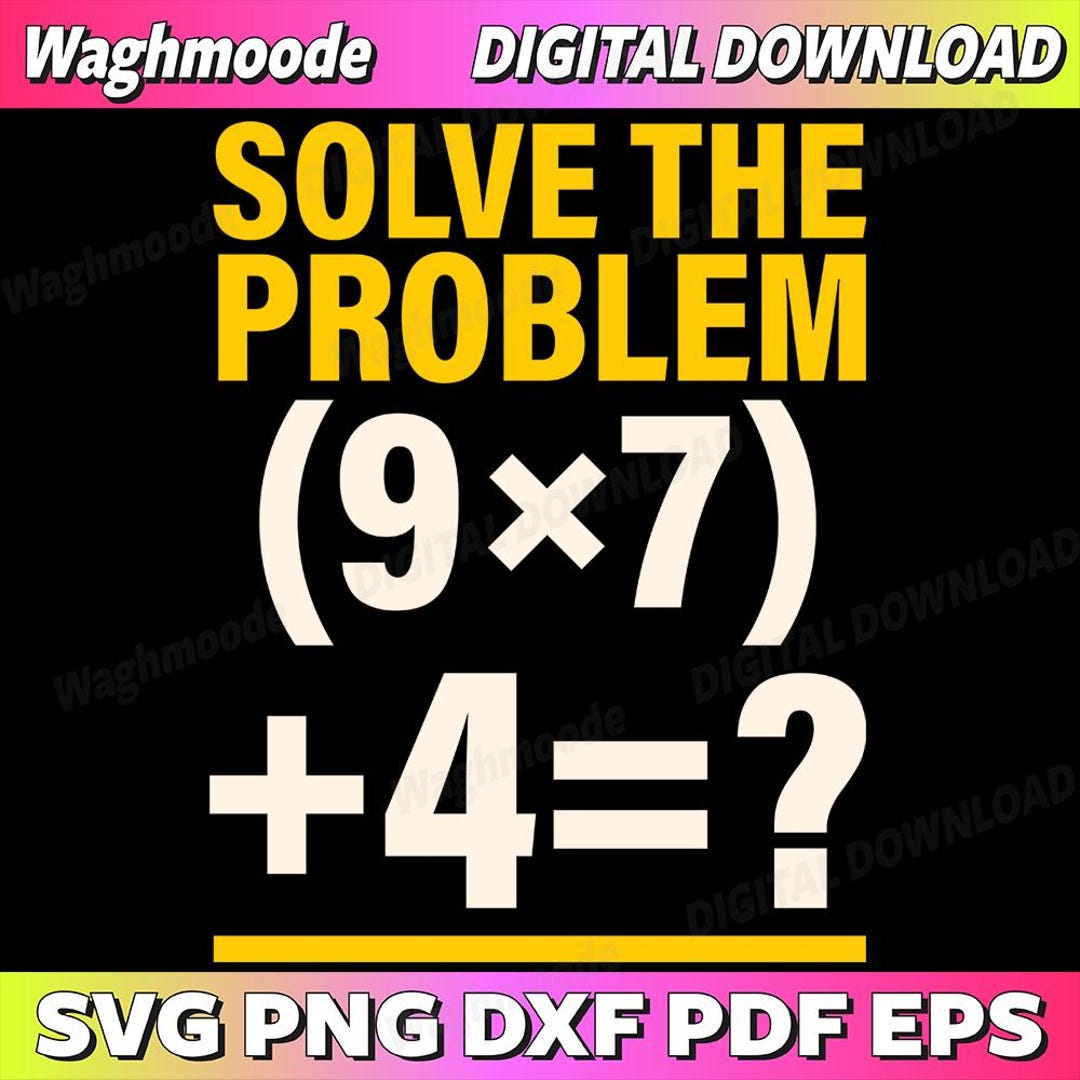 67 Meme Math Teacher Funny School 6-7 B-rainrot Six Seven Svg, Solve ...