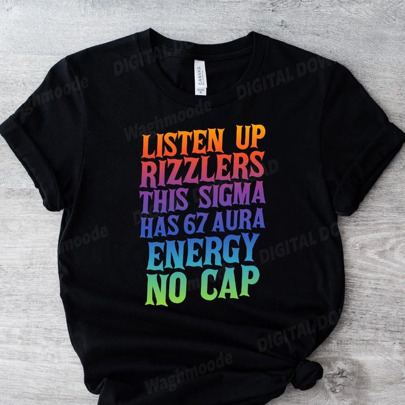 Listenup Rizzlers 67 Meme This Sig-ma Has 6 7 Aura Energy Six Seven Rizzlers Svg, Listen ...