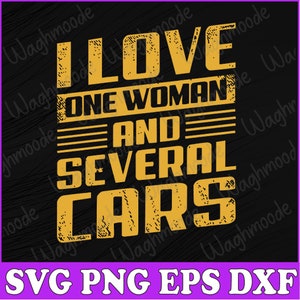 後ろに乗った整備士の車 Svg、私は一人の女性と後ろに数台の車が大好き Svg、車愛好家 Svg