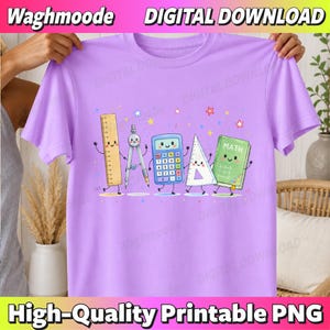Math Teacher Png, Doodle Characters, Teacher Design, Middle School Math Teacher, Math Class, Back to School