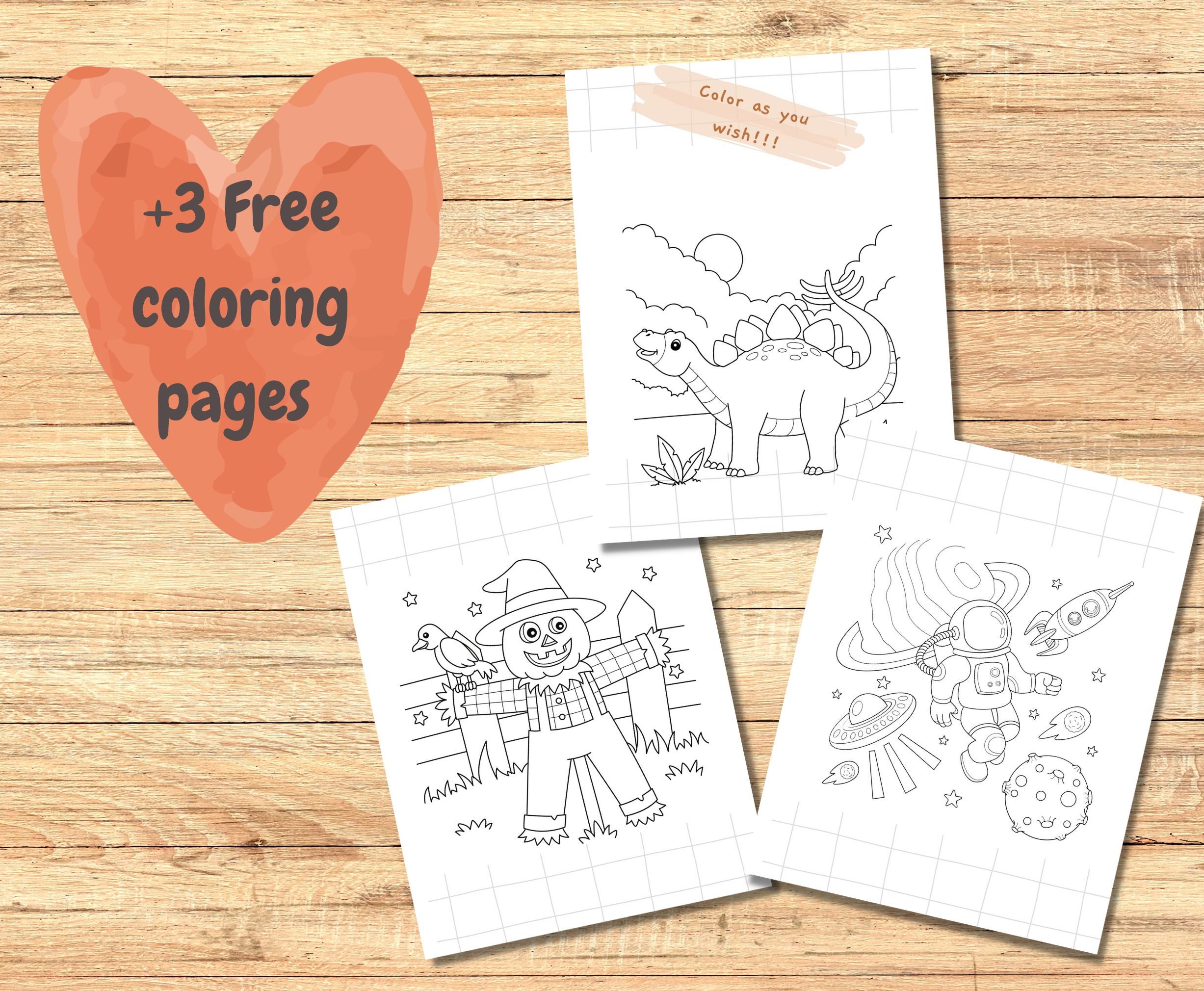 35 Printable Activity Pages for Kids Pre school Activity Bundle Busy