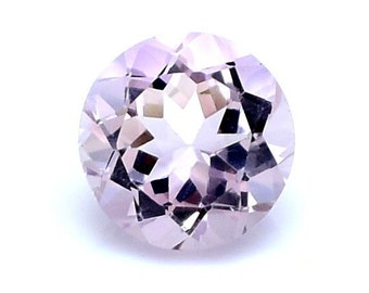 100 % Natural Pink Amethyst Faceted Stone, Amazing Amethyst Loose Gemstone, Round Pink Amethyst Stone 8.60 Cts 14 mm AMF-11