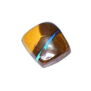 100% Natural Boulder Opal Stone, Boulder Opal Cabochon, Boulder Opal Loose Gemstone, Opal Cabochon 6.10 Cts 12x10 mm BDO-5