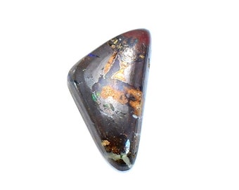 Boulder Opal Cabochon, Boulder Opal Loose Gemstone, Opal Cabochon, 100% Natural Boulder Opal Stone 8.20 Cts 20x11 mm BDO-3