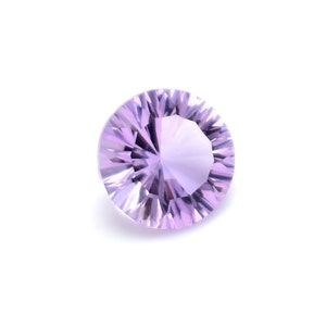 Amazing Round Shape Amethyst Gemstone, 100 % Natural Purple Amethyst Faceted Stone, Amethyst Loose Gemstone, Concave Cut 3.35 Cts AMF-29 image 4