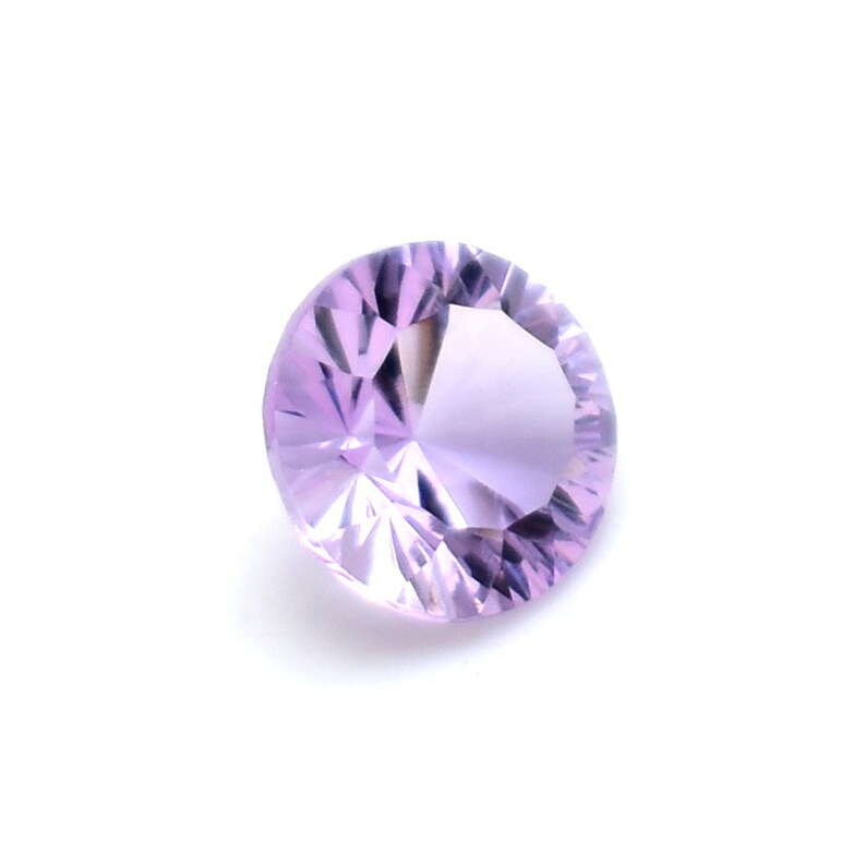 Amazing Round Shape Amethyst Gemstone, 100 % Natural Purple Amethyst Faceted Stone, Amethyst Loose Gemstone, Concave Cut 3.35 Cts AMF-29 image 5