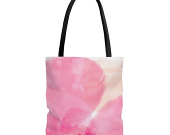 a splash or two of pink | Shopping bag | Grocery bag | Beach Bag | Baby Bag | Errands Bag | Everyday Bag | Aesthetic | Colorful