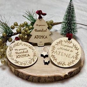 Pallina di Natale “Il mio primo Natale” con nome personalizzato