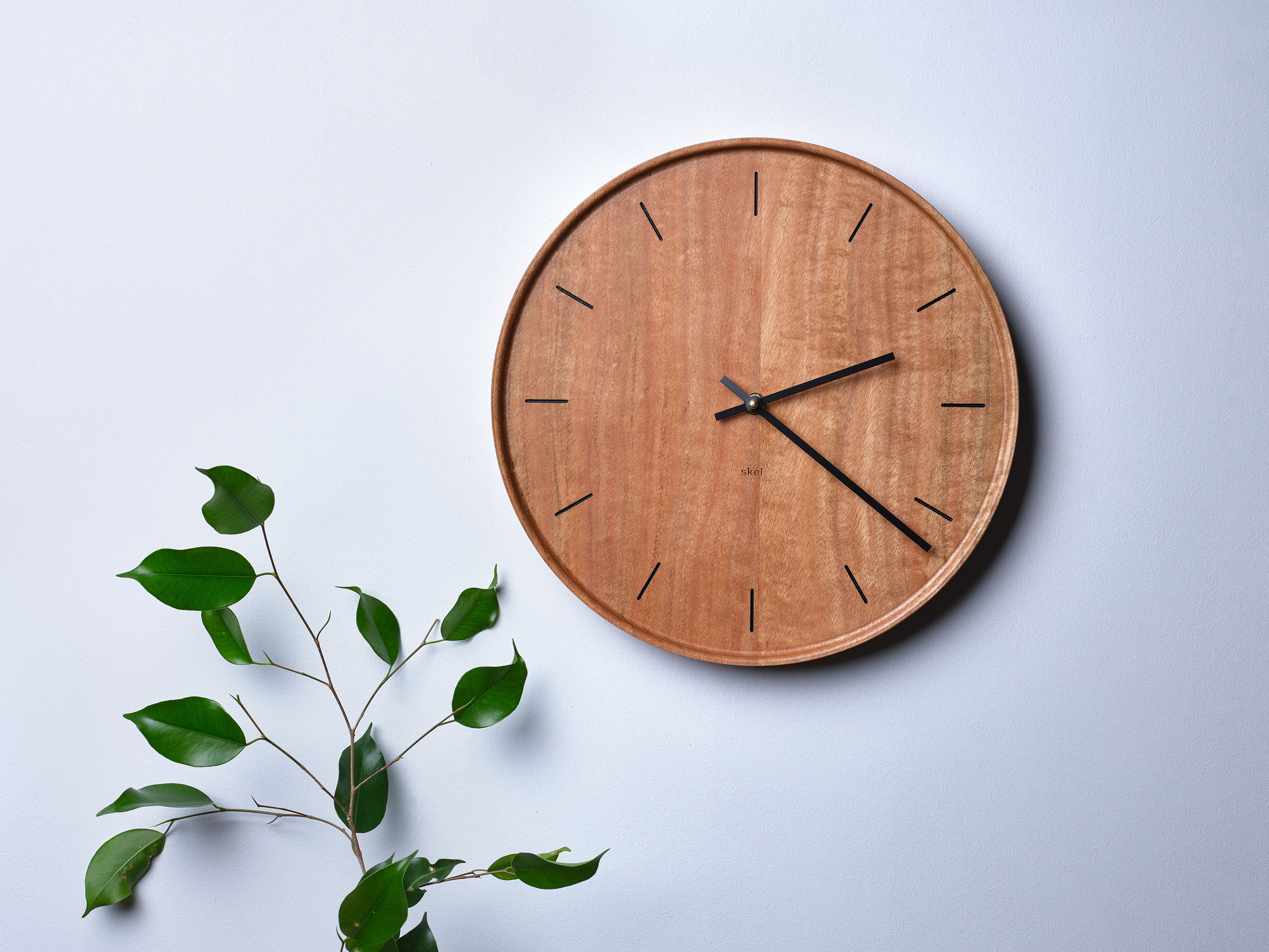 Australian Wood Clock Australian Blackbutt Clock Minimalist Wooden Clock Solid Wood Wall Clock