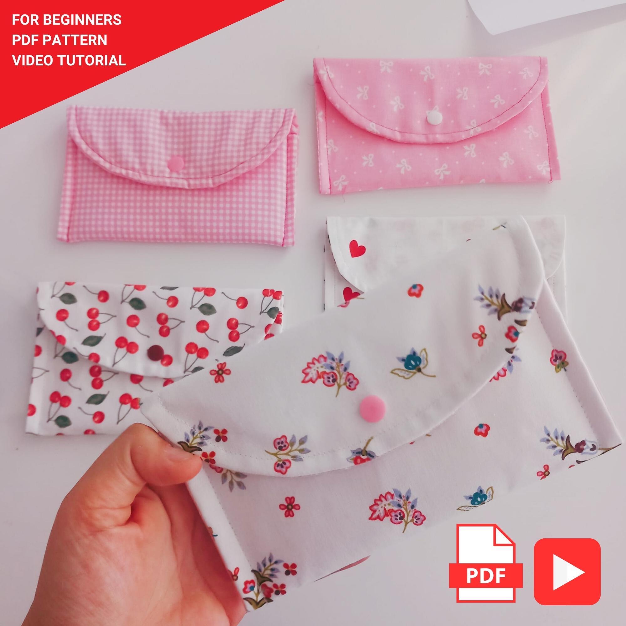 Easy Little Purse Sewing Pattern: Beginner DIY Project (PDF Download, Video Tutorial)